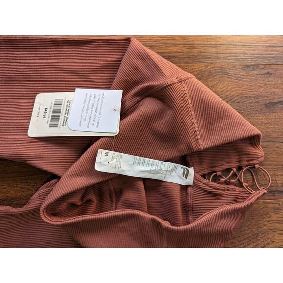 NWT Fabletics High Waisted Seamless Lace Up Leggings M - Picture 7 of 10